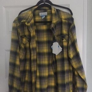 Maize and Blue Columbia Flannel